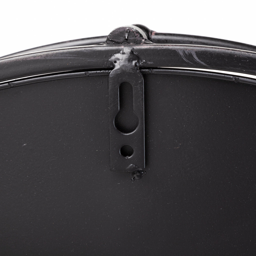 24" Silver Round Metal Indoor Outdoor Tray With Handles-6