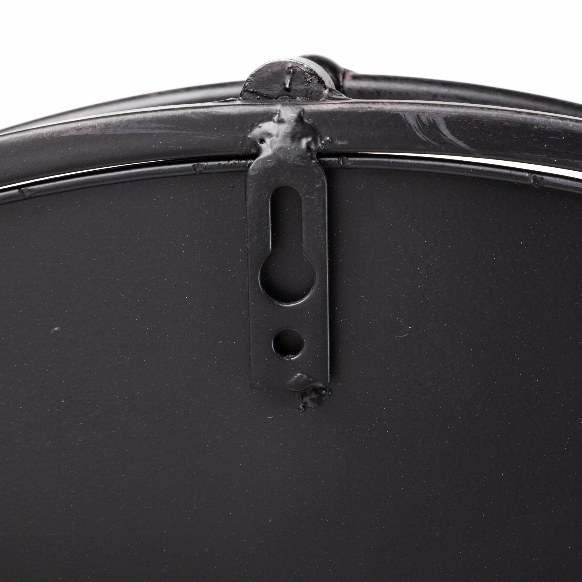 24" Silver Round Metal Indoor Outdoor Tray With Handles-6