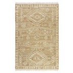 5' X 8' Brown Medallion Hand Woven Area Rug