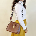 Checkered Shoulder Bag-2