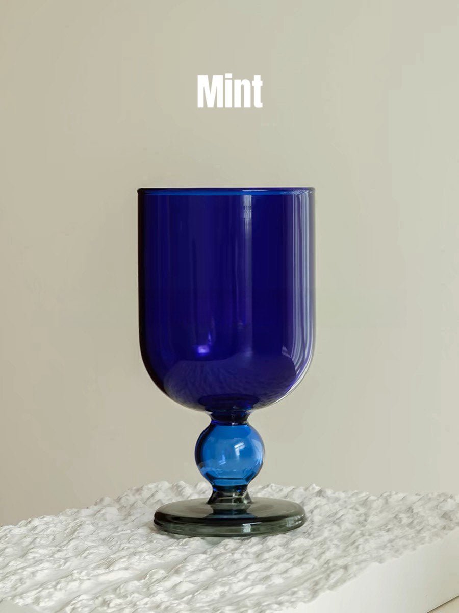 Gumballs Wine Glass Set - Eclectic Whimsical Coloured Cocktail Glasses