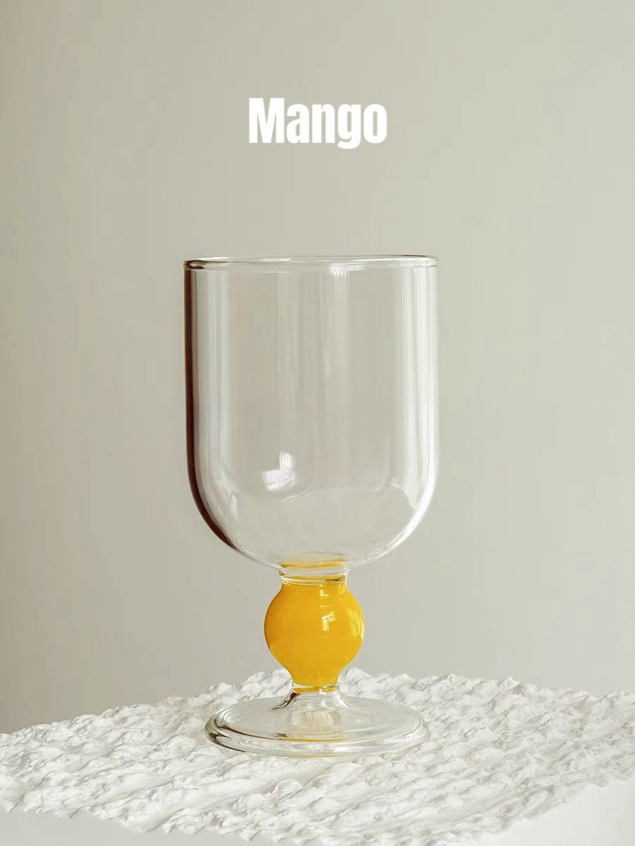 Gumballs Wine Glass Set - Eclectic Whimsical Coloured Cocktail Glasses