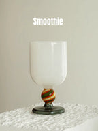 Gumballs Wine Glass Set - Eclectic Whimsical Coloured Cocktail Glasses