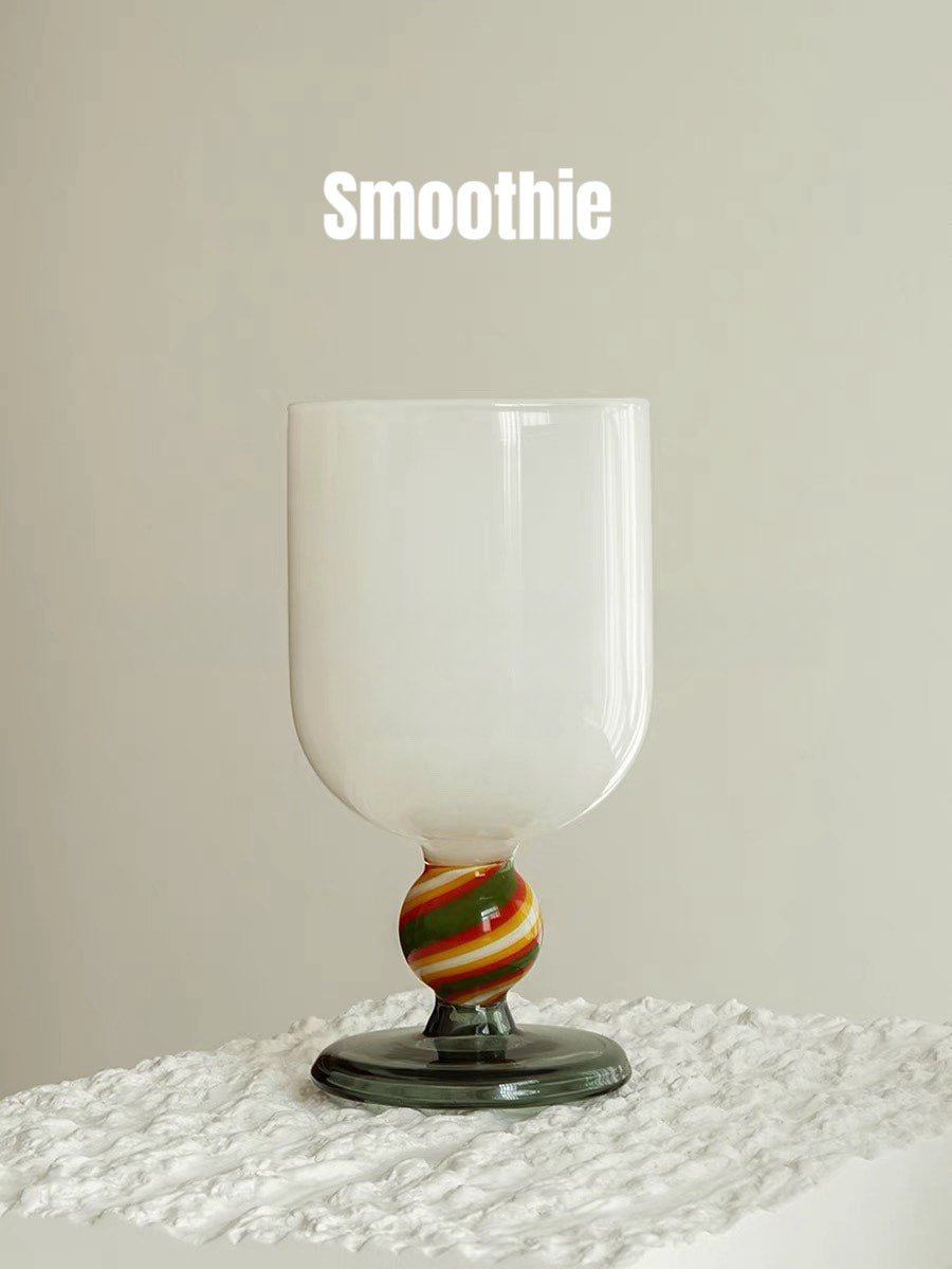 Gumballs Wine Glass Set - Eclectic Whimsical Coloured Cocktail Glasses