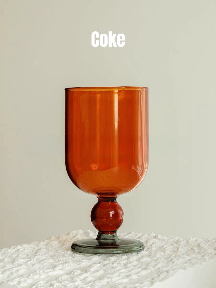 Gumballs Wine Glass Set - Eclectic Whimsical Coloured Cocktail Glasses