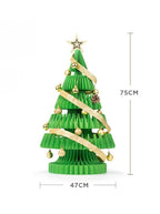 Honeycomb Foldable Accordion Christmas Tree - Christmas Decor for Neutral Nordic Home