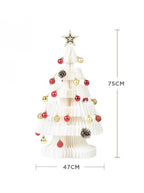 Honeycomb Foldable Accordion Christmas Tree - Christmas Decor for Neutral Nordic Home