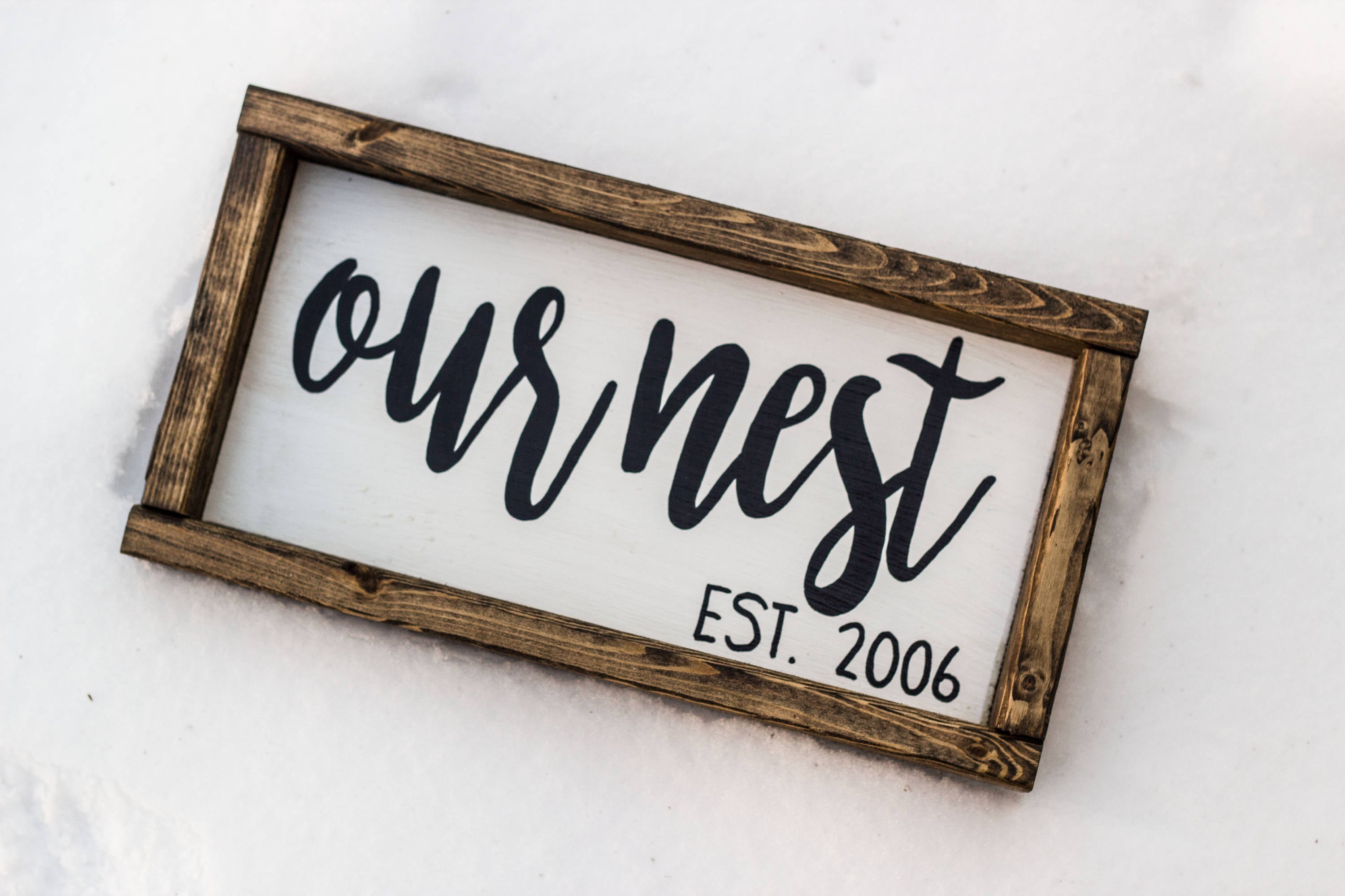 Our Nest Sign