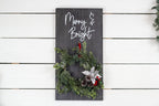 Wall Mounted Christmas Wreath
