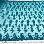 Corded Bridal Lace Fabric Embroidered on 100% Polyester Net Mesh | Lace USA - 96916W-0