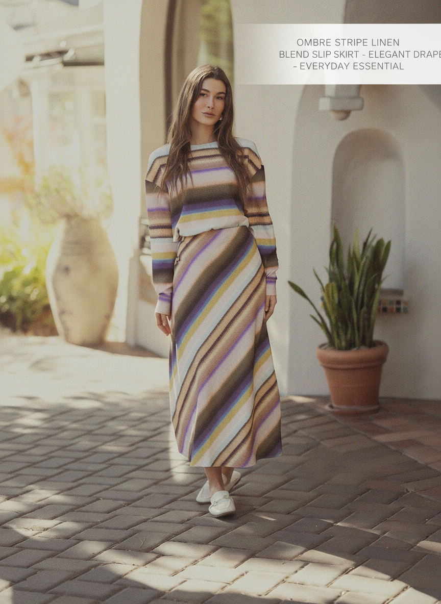 Ombre Stripe Skirt Spotlight