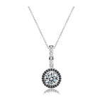 Sterling Silver Fine Jewelry Trendy Engagement Necklaces Pendants for Women Wedding Pendants Bijoux