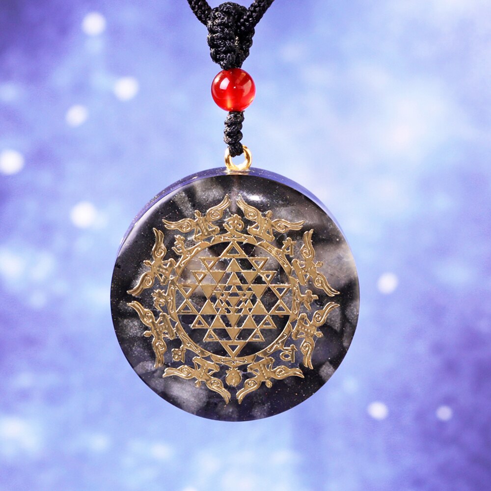 Orgonite Pendant Orgone Crystal Necklace Emf Protection Jewelry Necklace Meditation Jewelry