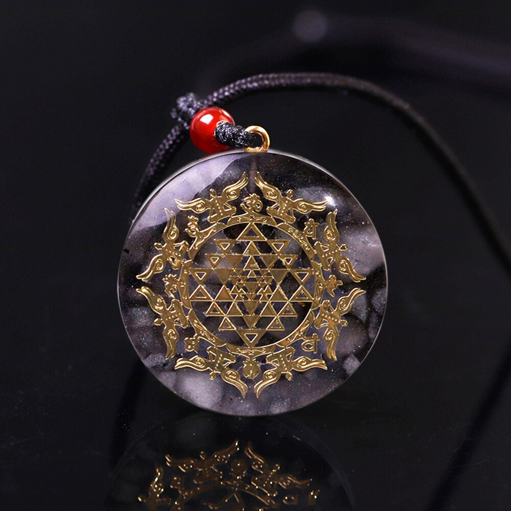 Orgonite Pendant Orgone Crystal Necklace Emf Protection Jewelry Necklace Meditation Jewelry