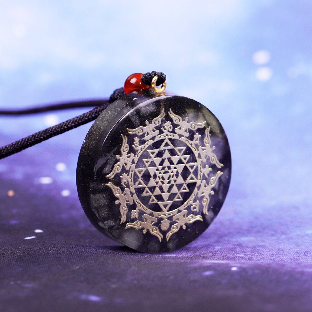 Orgonite Pendant Orgone Crystal Necklace Emf Protection Jewelry Necklace Meditation Jewelry