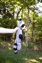 Raccoon Lovey, Raccoon Stuffed Animal, Crochet Raccoon Snuggler