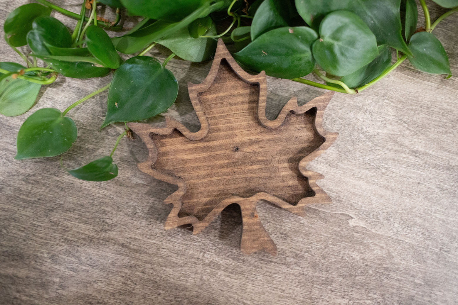 Heart Carved Catch All Tray, Change Tray