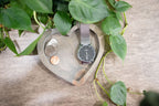 Heart Carved Catch All Tray, Change Tray